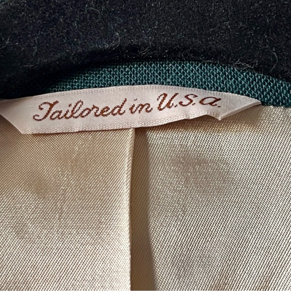 Vintage STAFFORD Worsted Wool Blend Single Breasted Blazer—SZ. 46 - Picture 9 of 17